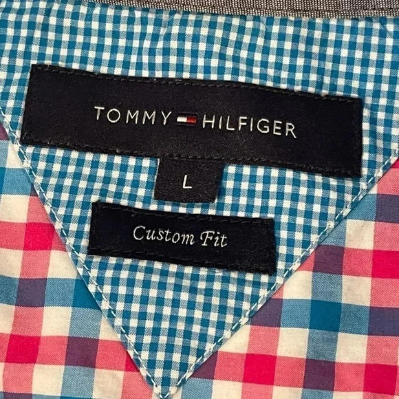 VINTAGE Tommy Hilfiger Custom Fir Checked Shirt. - Picture 5 of 8